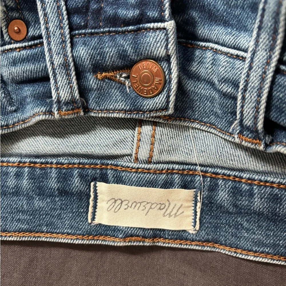 Madewell Midrise Kick out jeans some stretch - Picture 2 of 4